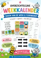 Voorbeeld - Weekkalender - Dagen van de week + seizoenen - Voorblad
