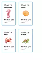 Vorschau - Spiele - I have - what do you have? Meerestiere - Seite 1