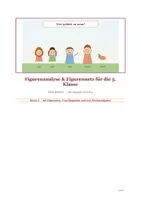 Vorschau - Unterrichtsreihen - Figurenanalyse "Das doppelte Lottchen" (Erich Kästner) – Figurennetz & Venn-Diagramm, Klasse 5 - Deckblatt