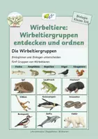 Vorschau - Stundenentwürfe - Merkmale der Wirbeltiere: Wirbeltiergruppen entdecken & ordnen - Deckblatt
