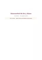 Vorschau - Unterrichtsreihen - 3 differenzierte Klassenarbeiten "Das doppelte Lottchen" (Erich Kästner) – mit Erwartungshorizont, Klasse 5 - Deckblatt
