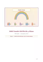 Vorschau - Unterrichtsreihen - Ethik-Transfer-Heft "Das doppelte Lottchen" (Erich Kästner) – Familie & Identität heute, Klasse 5 - Deckblatt