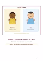 Vorschau - Unterrichtsreihen - Figuren & Figurennetz "Jim Knopf und Lukas der Lokomotivführer" (Michael Ende) – Klasse 3/4, mit Venn-Diagramm - Deckblatt