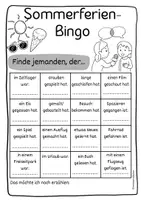 Vorschau - Arbeitsblätter - Sommerferien Bingo - Ankommen nach den Ferien - Seite 3