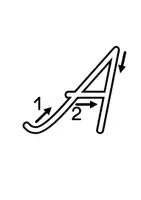 Vorschau - Arbeitsblätter - Buchstaben nachspuren A-Z in Schulausgangsschrift (SAS) mit Anregungen zur Nutzung - Seite 1