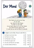Vorschau - Arbeitsblätter - Erstlesen Planeten Erstlesetexte Klasse 1 - Seite 3
