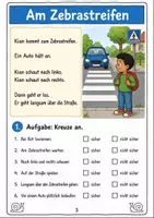 Vorschau - Arbeitsblätter - Polizei und Verkehr Lesen Klasse 1 - Seite 2