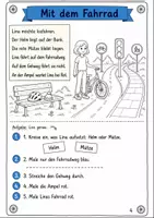 Vorschau - Arbeitsblätter - Polizei und Verkehr Lesen Klasse 1 - Seite 3