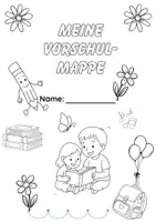 Vorschau - Anderer Materialtyp - Deckblatt für Vorschul- oder Vorkursmappe - Seite 2