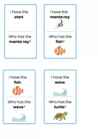 Vorschau - Spiele - I have - who has - Meerestiere_englisch - Deckblatt