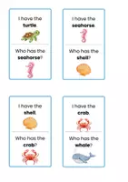 Vorschau - Spiele - I have - who has - Meerestiere_englisch - Seite 1