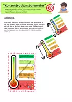 Vorschau - Interaktives Material - Konzentrationsbarometer Grundschule - Deckblatt