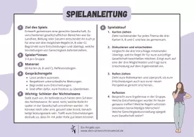 Vorschau - Arbeitsblätter - Rawls ⎮ Schleier des Nichtwissens - Spiel für Klasse 11 bis 13 - Seite 2