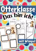 Vorschau - Arbeitsblätter - Otterklasse - Das bin ich | Steckbrief (Klassentier) - Deckblatt