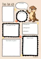 Vorschau - Arbeitsblätter - Otterklasse - Das bin ich | Steckbrief (Klassentier) - Seite 2