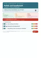 Vorschau - Arbeitsblätter - GPG 6 Mittelschule - Politik und Gesellschaft - Deckblatt