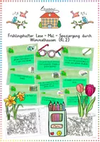 Vorschau - Arbeitsblätter - Frühling: XXL Sparpaket Wimmelspaß (Lesen & Schreiben) - Deutsch - Kl. 1-4 - Seite 1