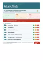 Vorschau - Arbeitsblätter - GPG 7 Mittelschule - Zeit und Wandel - Deckblatt