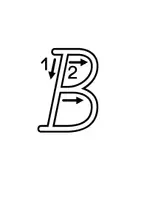 Vorschau - Arbeitsblätter - Buchstaben nachspuren A-Z in Vereinfachter Ausgangsschrift (VA) mit Anregungen zur Nutzung - Seite 2