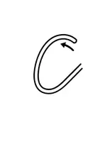 Vorschau - Arbeitsblätter - Buchstaben nachspuren A-Z in Vereinfachter Ausgangsschrift (VA) mit Anregungen zur Nutzung - Seite 3