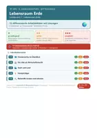 Vorschau - Arbeitsblätter - GPG 8 Mittelschule - Lebensraum Erde - Deckblatt