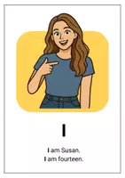 Vorschau - Fördermaterial/Inklusion - Flashcards English Pronouns: Vocabulary/Grammar (English) - Seite 1