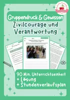 Vorschau - Stundenentwürfe - Gruppendruck, Gewissen und Verantwortung | Ethik Klasse 7–9 - Deckblatt