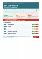 Vorschau - Arbeitsblätter - GPG 9 Mittelschule - Zeit und Wandel - Deckblatt