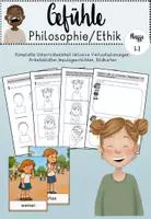 Vorschau - Arbeitsblätter - Gefühle Philosophie/Ethik Klasse 1/2/3 - Deckblatt