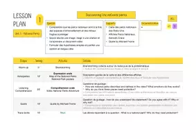 Aperçu - Préparation de séquence / Séquence complète - Séquence 1ère STAV - Natural Parks - Axe 5 - Page 2