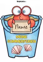 Vorschau - Arbeitsblätter - Sommerferien Reflexion | Bastelvorlage: Rückblick im Sandeimer - Seite 2