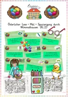 Vorschau - Arbeitsblätter - Ostern: XXL Sparpaket Wimmelspaß (Lesen & Schreiben) - Deutsch - Kl. 1-4 - Seite 1
