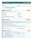 Vorschau - Arbeitsblätter - NT 7 Mittelschule - Lebensgrundlage Luft - Seite 1