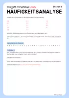 Vorschau - Arbeitsblätter - Häufigkeitsanalyse (Kryptoanalyse) | Arbeitsblatt zur Verschlüsselung (Informatik) - Seite 3