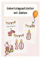 Vorschau - Poster - Materialpaket Geburtstag - Seite 1