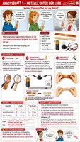 Vorschau - Arbeitsblätter - 🔩 Metalle & Nichtmetalle 🧪 | Komplettes Unterrichtspaket mit Experiment, Arbeitsblättern & Lösungen | Chemie Klasse 7/8 - Seite 3