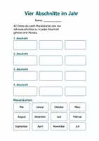 Vorschau - Arbeitsblätter - Monate und Jahreskalender – Sachunterricht Klasse 1–2 - Seite 3