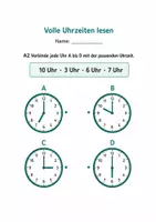 Vorschau - Arbeitsblätter - Zeit messen mit Uhr und Kalender – Sachunterricht Klasse 1–2 - Seite 3