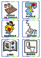 anteprima - Materiale di supporto/inclusione - Etichette CAA sezione scuola infanzia - Pagina 2