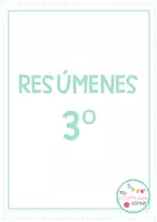 Vista previa - Refuerzo / NEE / Materiales de apoyo - RESÚMENES INGLÉS - 3º de primaria - página 1