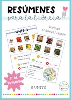 Vista previa - Refuerzo / NEE / Materiales de apoyo - RESÚMENES INGLÉS - 3º de primaria - Portada