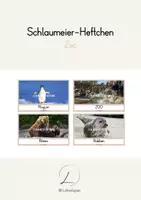 Vorschau - Text - Schlaumeier-Heftchen Zoo (Lesen auf Satzebene, mit Silbenschrift) - Deckblatt