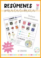 Vista previa - Refuerzo / NEE / Materiales de apoyo - RESÚMENES INGLÉS - 4º de primaria - Portada