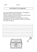 Vorschau - Arbeitsblätter - 10 einfache Geschichten-Anfänge (ideal lesbar für Leseanfänger - Seite 1
