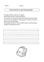 Vorschau - Arbeitsblätter - 10 einfache Geschichten-Anfänge (ideal lesbar für Leseanfänger - Seite 3