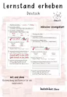 Vorschau - Arbeitsblätter - Materialpaket (wachsend): Lernstandserhebungen Deutsch 2.Klasse - Seite 1