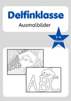 Vorschau - Mal- und Bastelvorlagen - Delfin Ausmalbilder – Malvorlagen Delfin & Meer | Tiere Ausmalen - Deckblatt