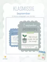 Voorbeeld - KlasChallenge – September | Dagelijkse uitdagingen voor de klas ❣ - Voorblad