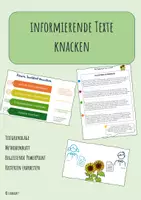 Vorschau - Arbeitsblätter - informierende Texte knacken - Einführung Textknacker - Deckblatt