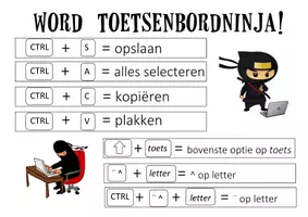 Voorbeeld - toetsenbordninja: wandplaat voor computer - Voorblad